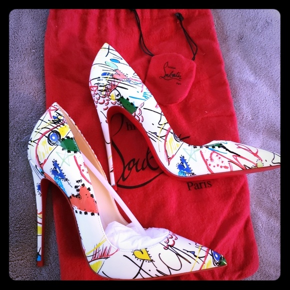 Christian Louboutin Shoes - **SOLD**Christian Louboutin So Kate Graffiti Pumps